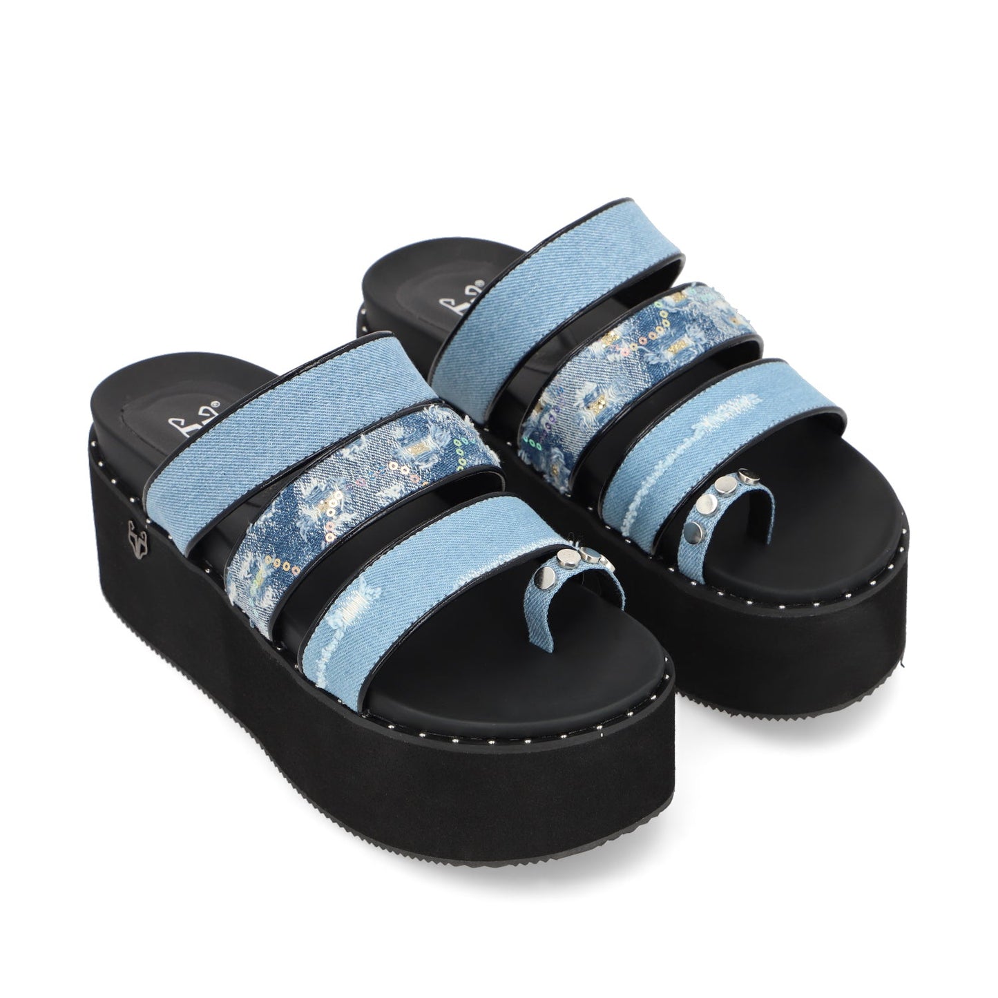 Sandalia Denim Mujer 15662