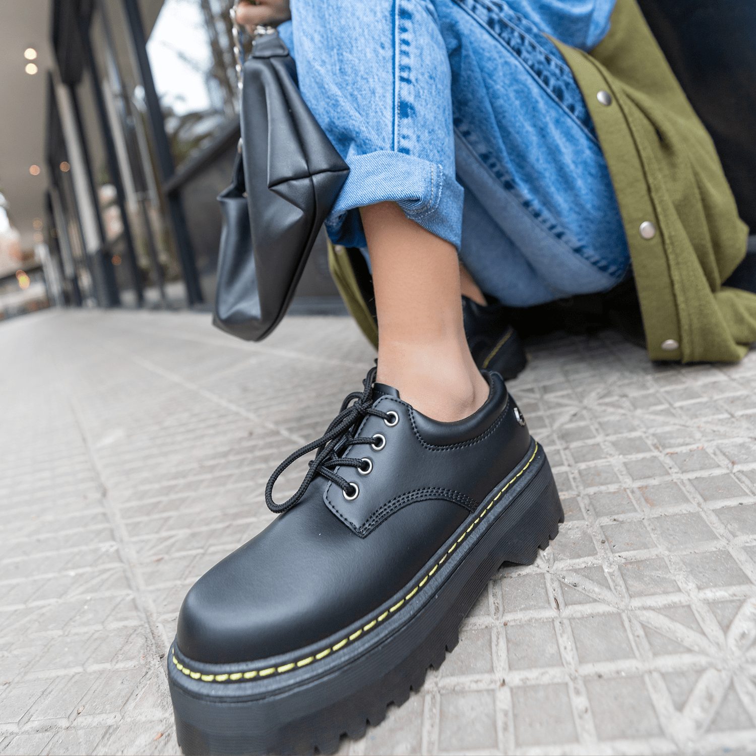 Zapato Negro Mujer C5916