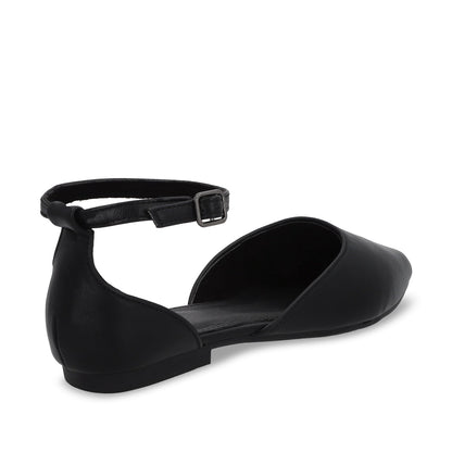 Ballerina Plano Negro Mujer 54010