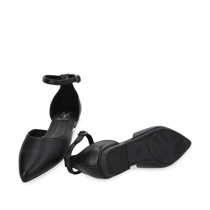 Ballerina Plano Negro Mujer 54010