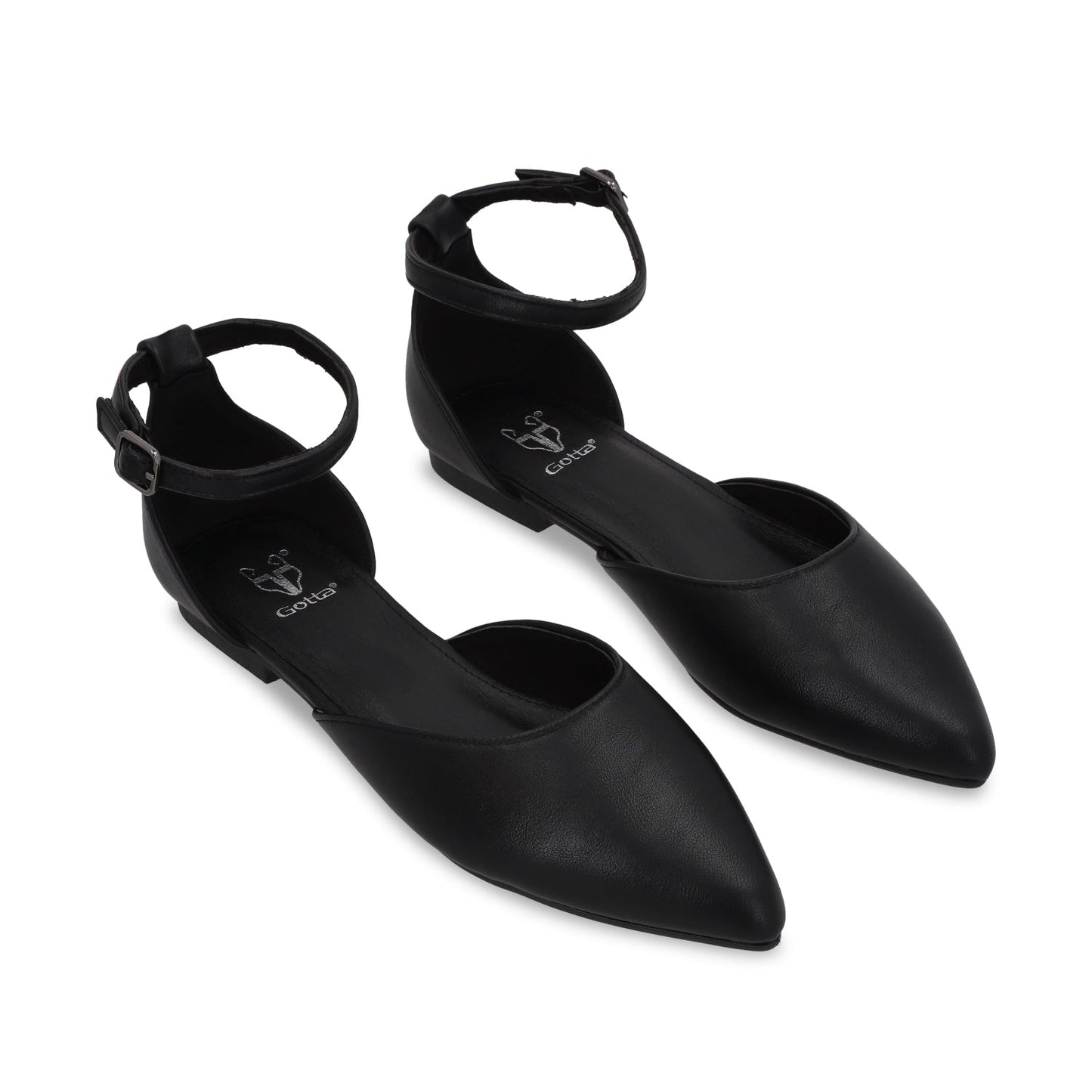 Ballerina Plano Negro Mujer 54010