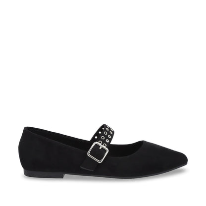 Ballerina Plano Negro Mujer 54011