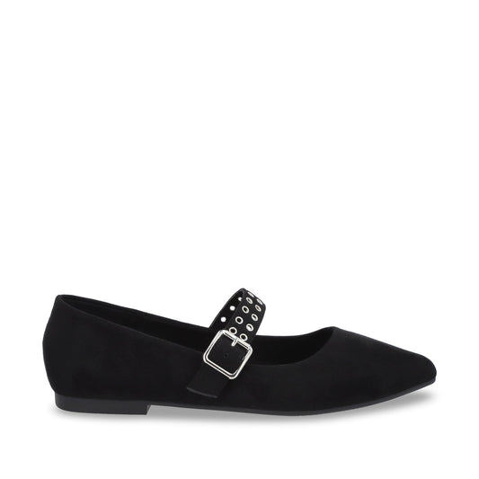 Ballerina Plano Negro Mujer 54011