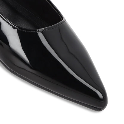 Ballerina Plano Negro Mujer 54012