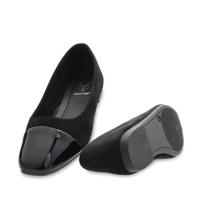 Ballerina Plano Negro Mujer 54020