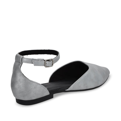 Ballerina Plano Plateado Mujer 54010
