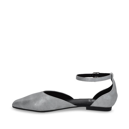 Ballerina Plano Plateado Mujer 54010