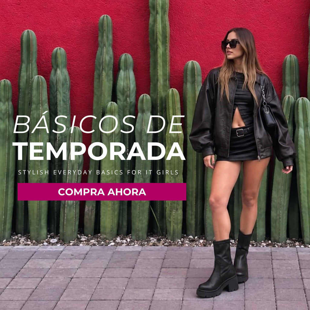 Básicos de temporada para mujer Gotta México con botines negros y look urbano