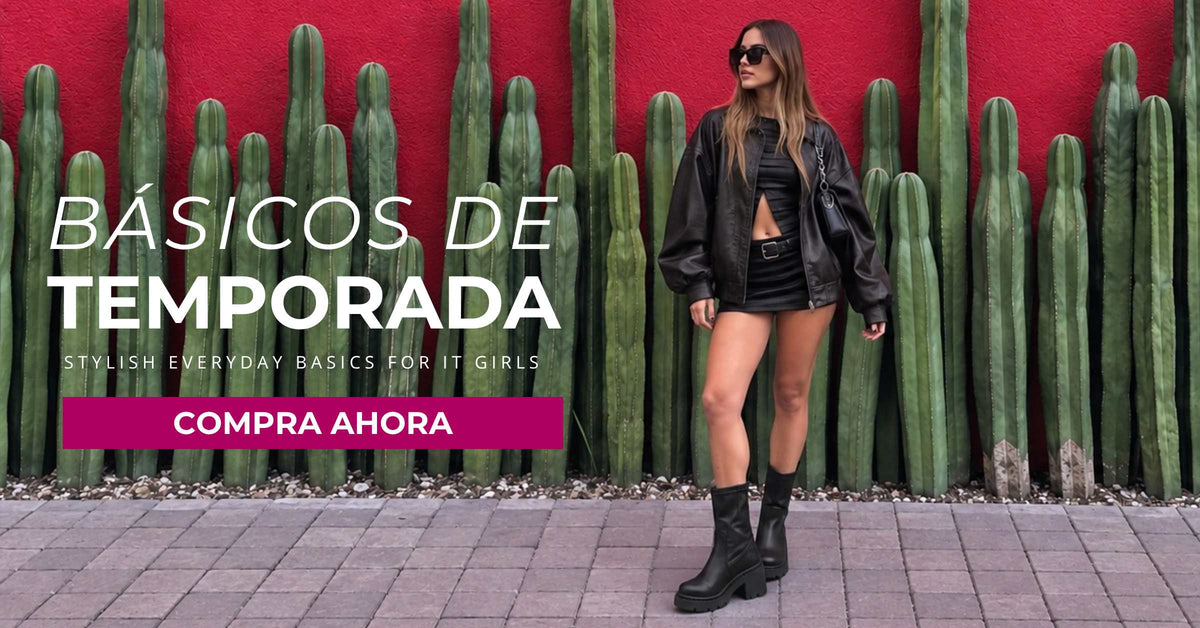 Básicos de temporada para mujer Gotta México con botines negros y look urbano