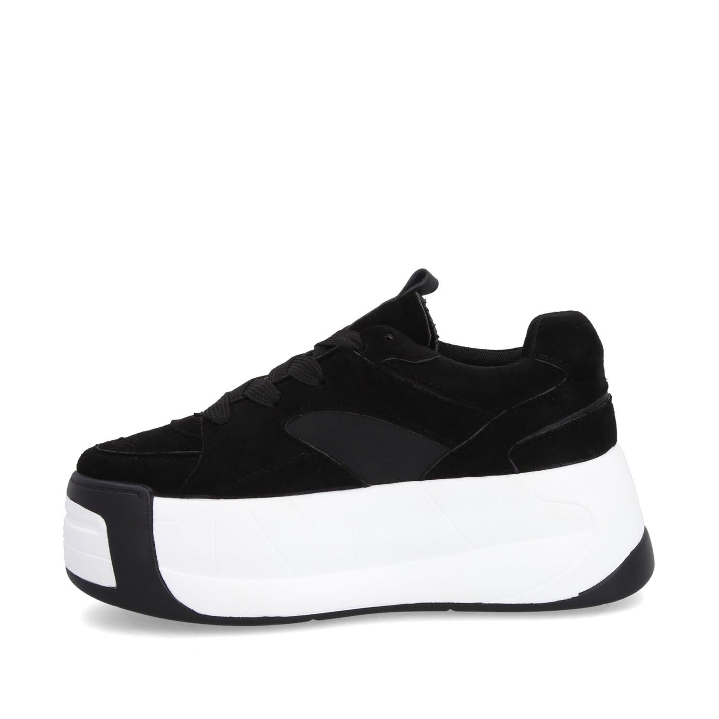 Tenis Plataforma Negro Mujer C7325