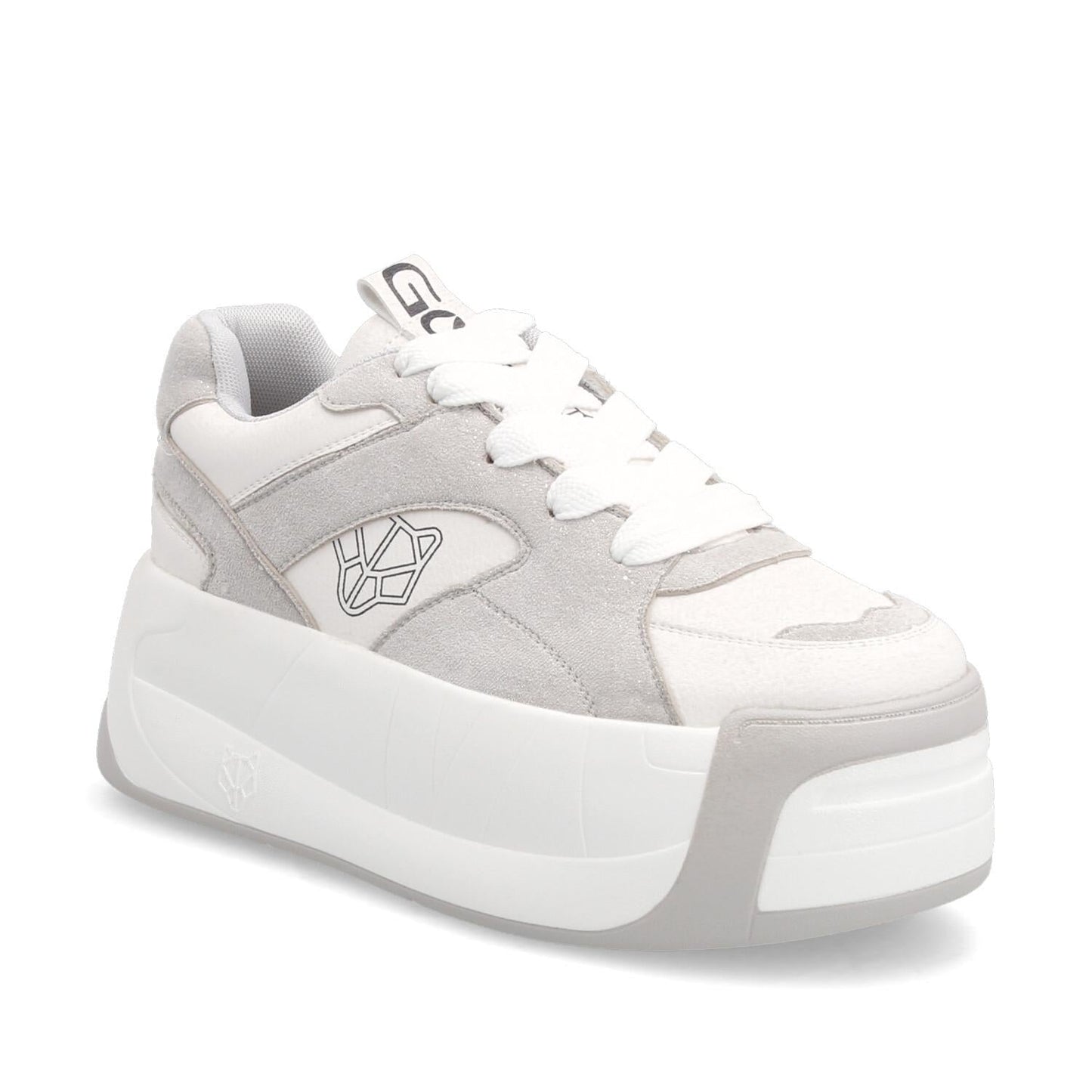 Tenis Plataforma Gris Mujer C7325