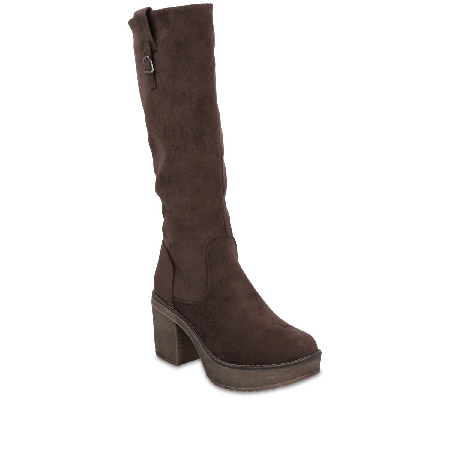 Bota Plataforma Café Mujer 1350132 - Gotta Mexico