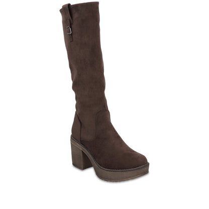 Bota Plataforma Café Mujer 1350132 - Gotta Mexico