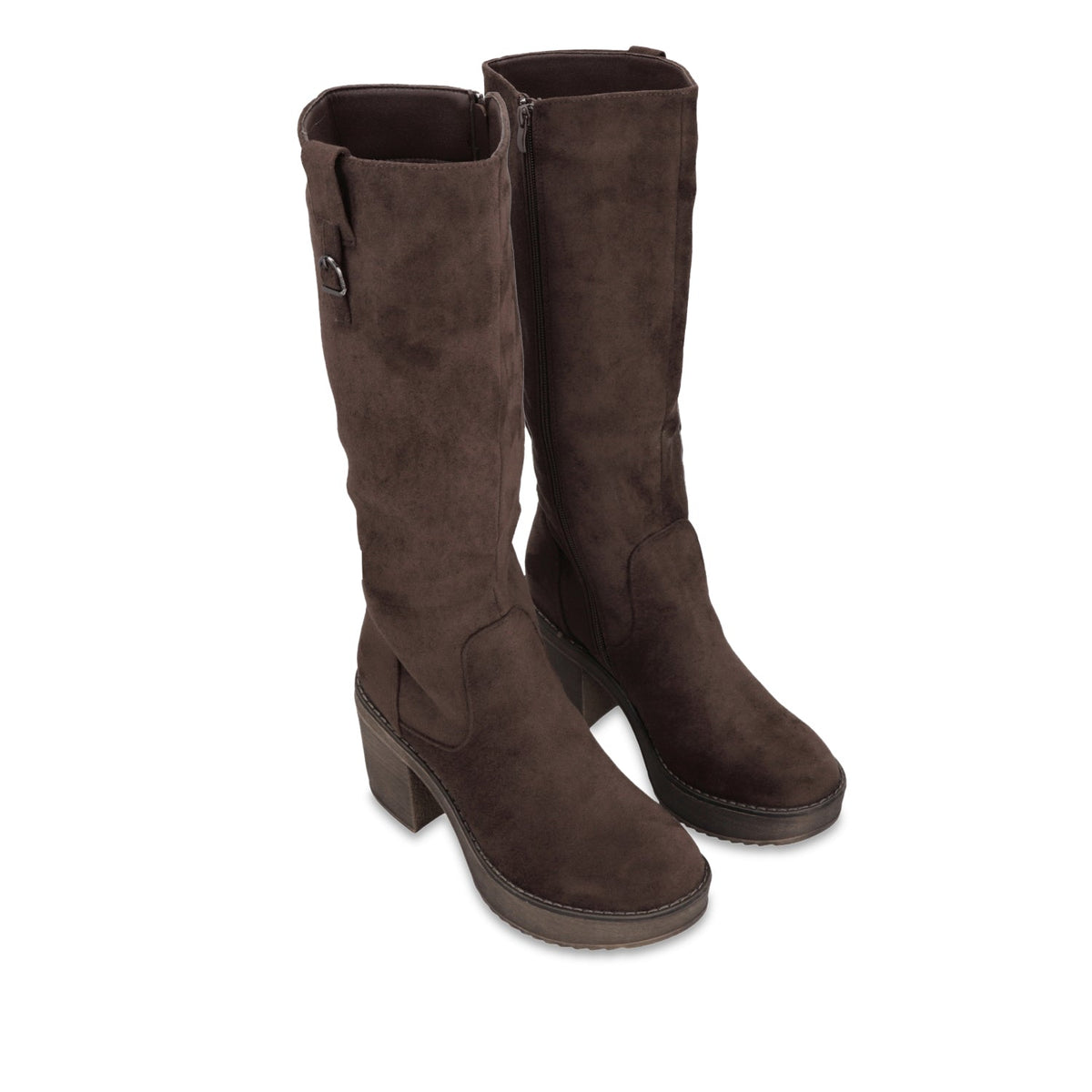 Bota Plataforma Café Mujer 1350132 - Gotta Mexico
