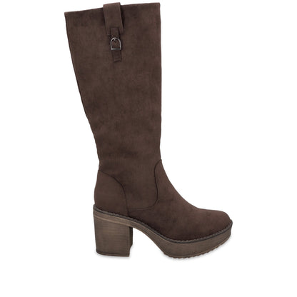 Bota Plataforma Café Mujer 1350132 - Gotta Mexico
