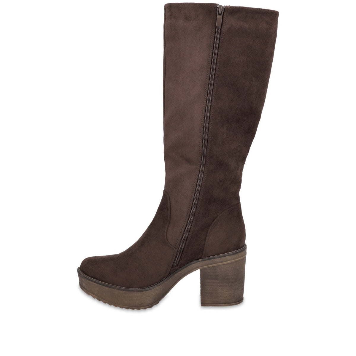Bota Plataforma Café Mujer 1350132 - Gotta Mexico