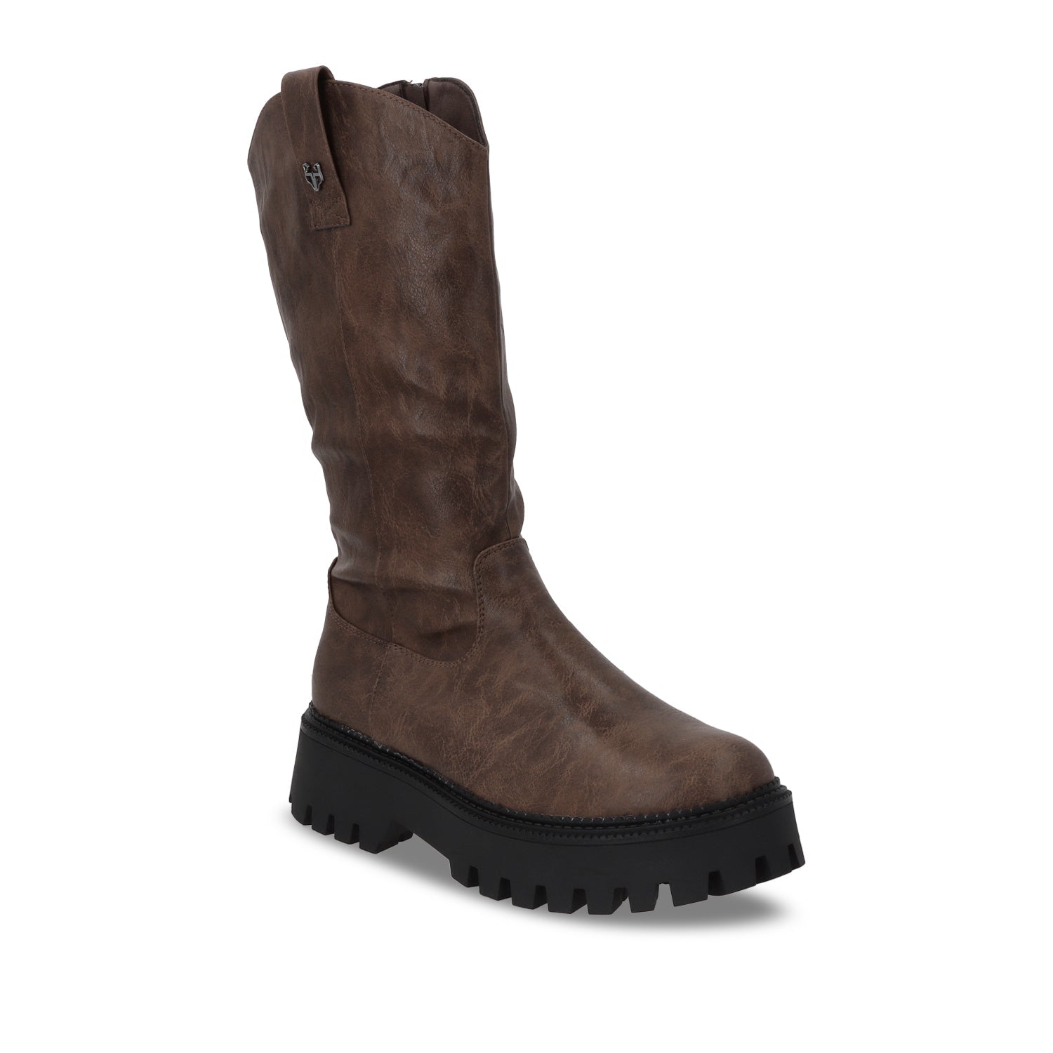 Bota Plataforma Café Mujer 46304 - Gotta Mexico