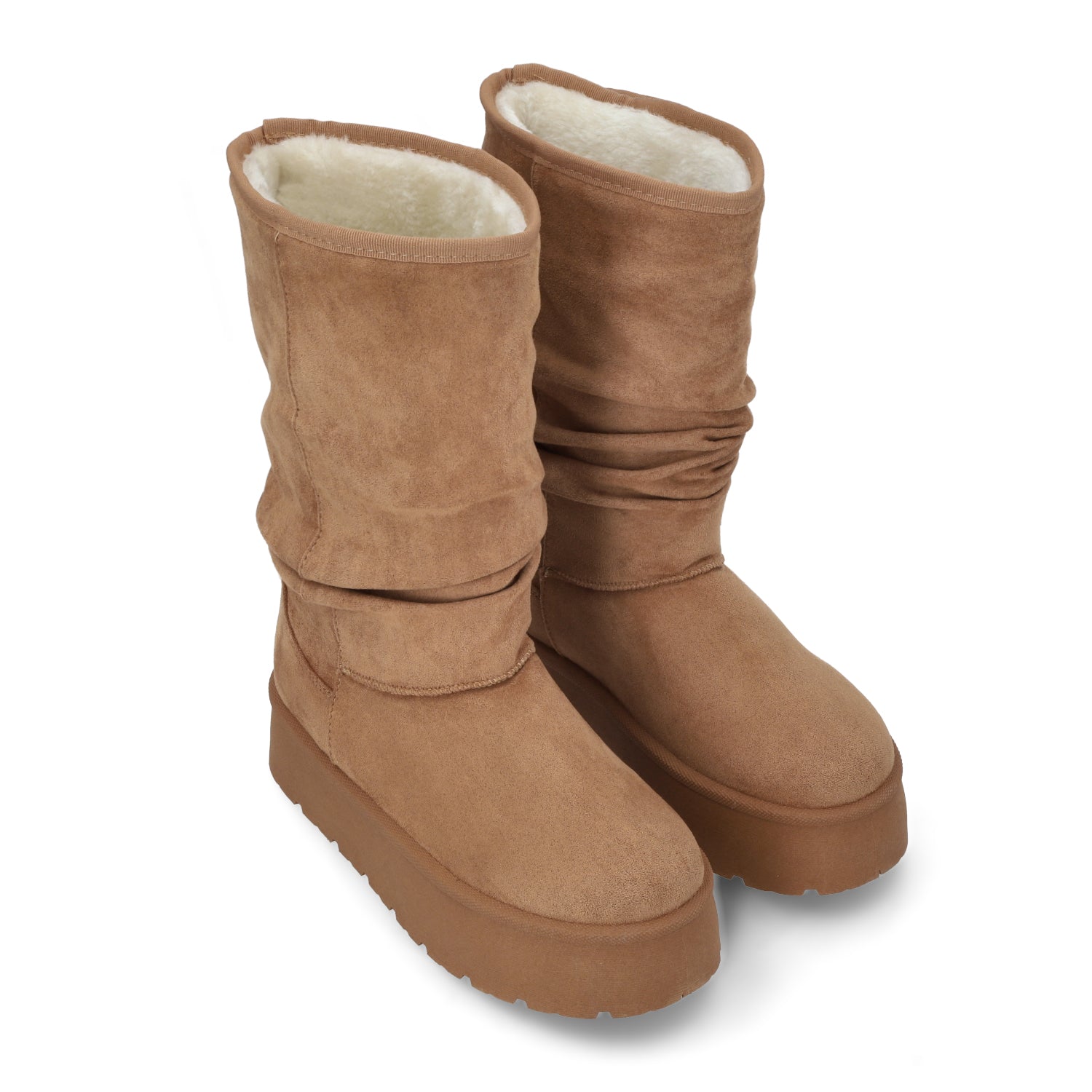 Bota Plataforma Camel Mujer 48114 - Gotta Mexico