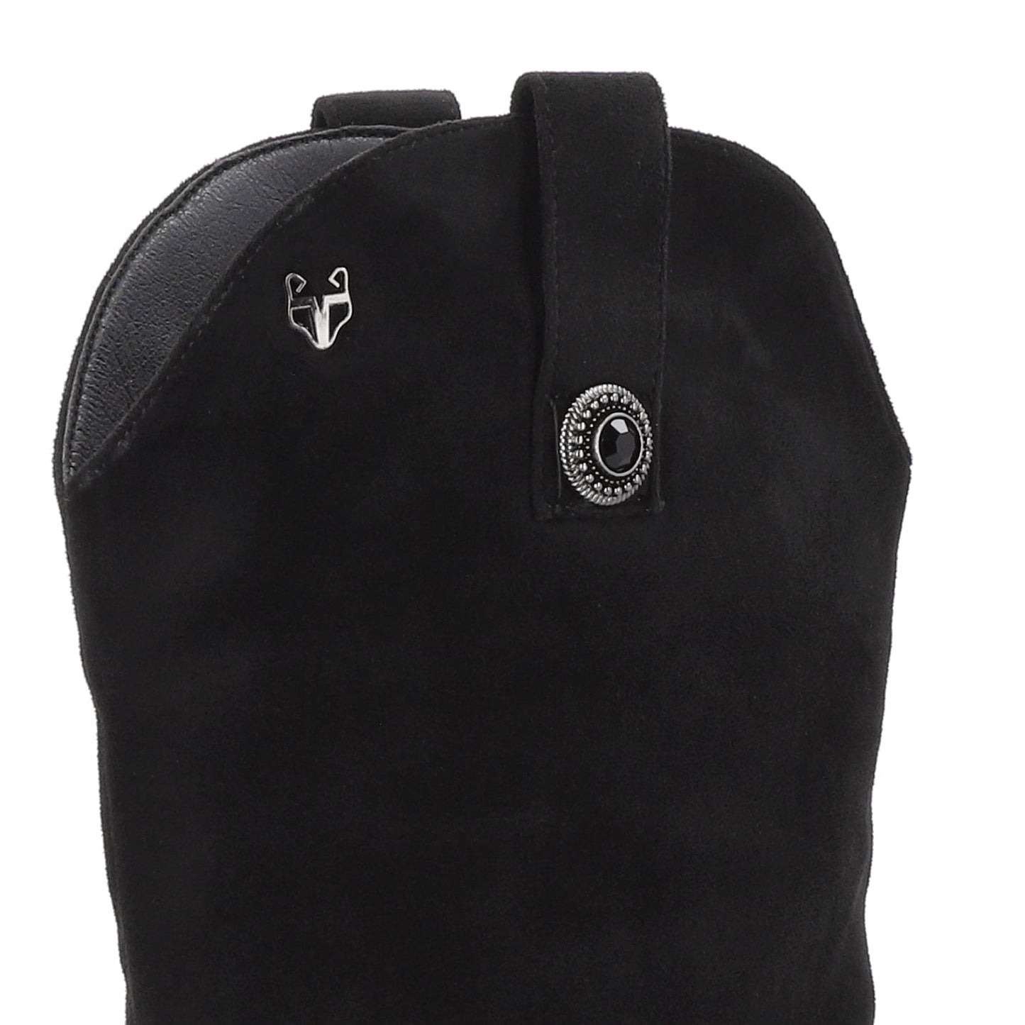 Bota Plataforma Negra Mujer 15039