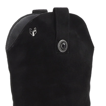 Bota Plataforma Negra Mujer 15039