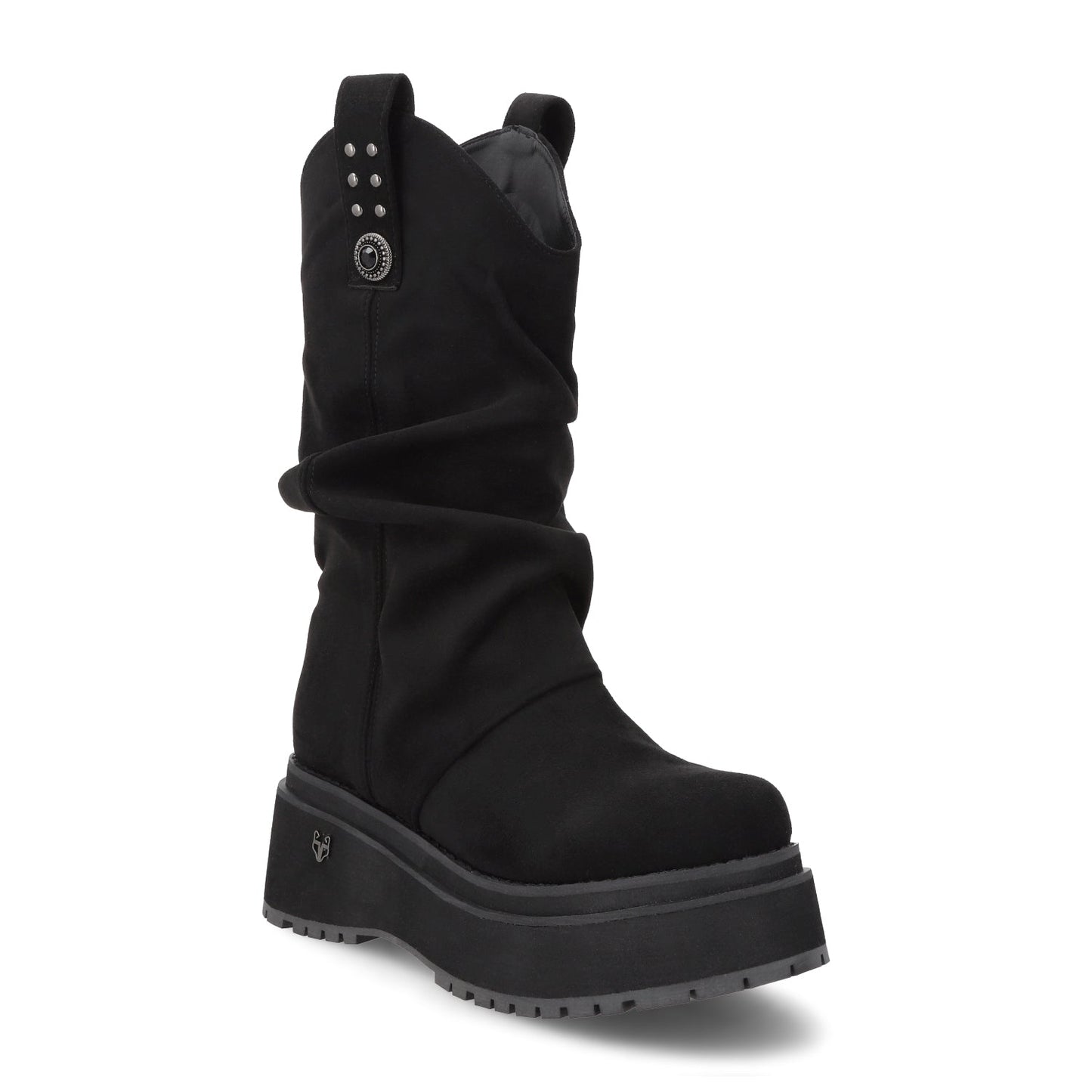 Bota Plataforma Negra Mujer 1509C - Gotta Mexico