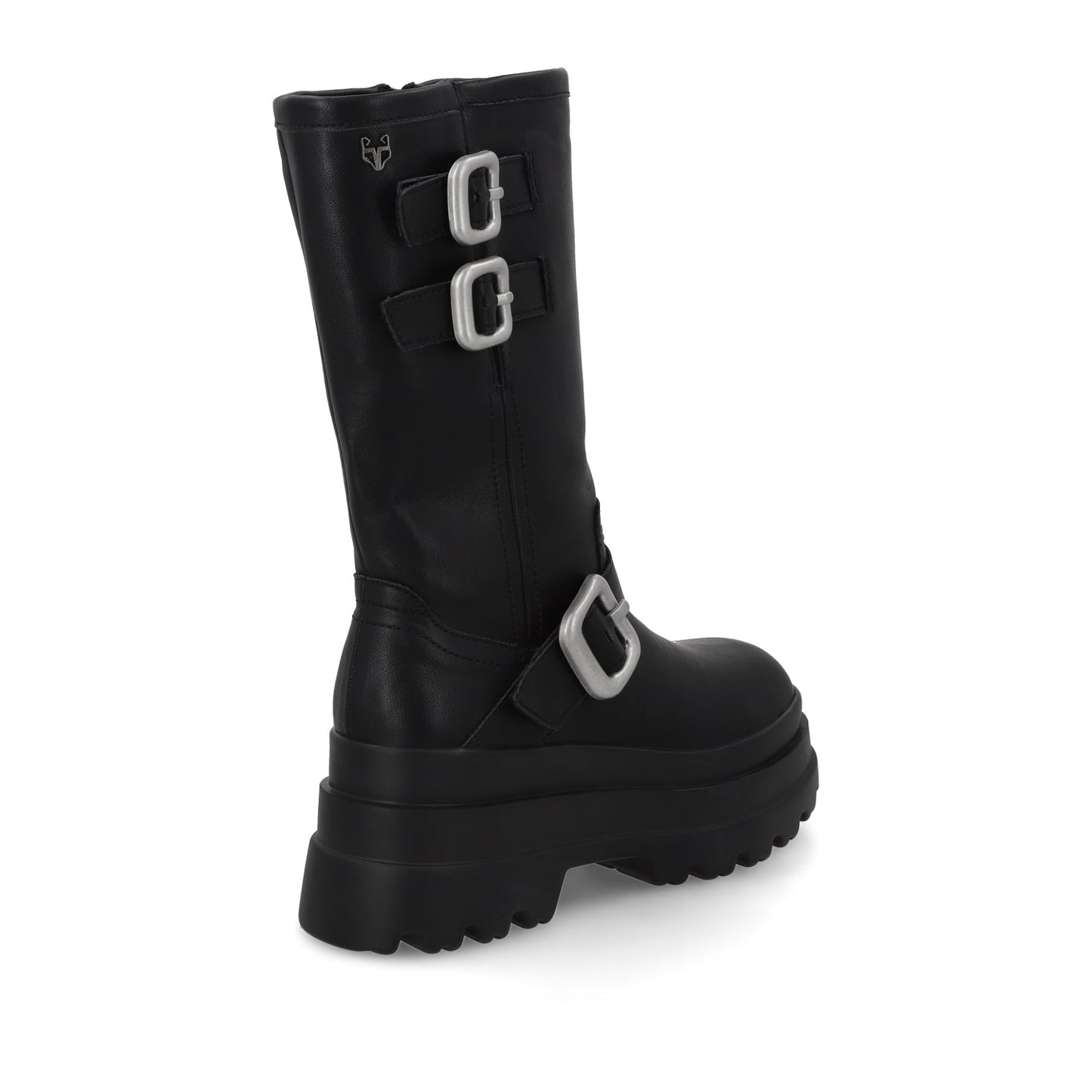 Bota Plataforma Negra Mujer 36037