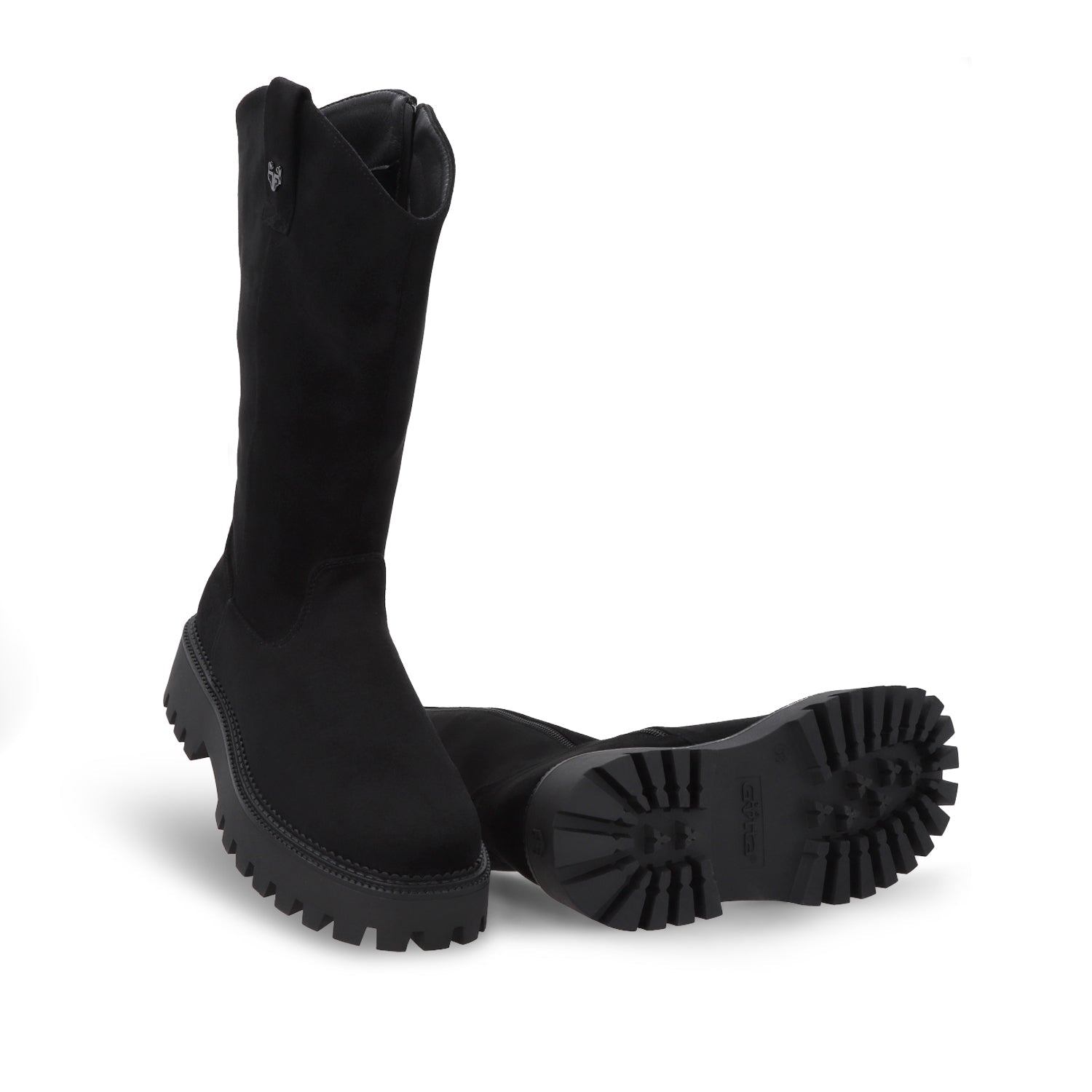 Bota Plataforma Negra Mujer 46304 - Gotta Mexico