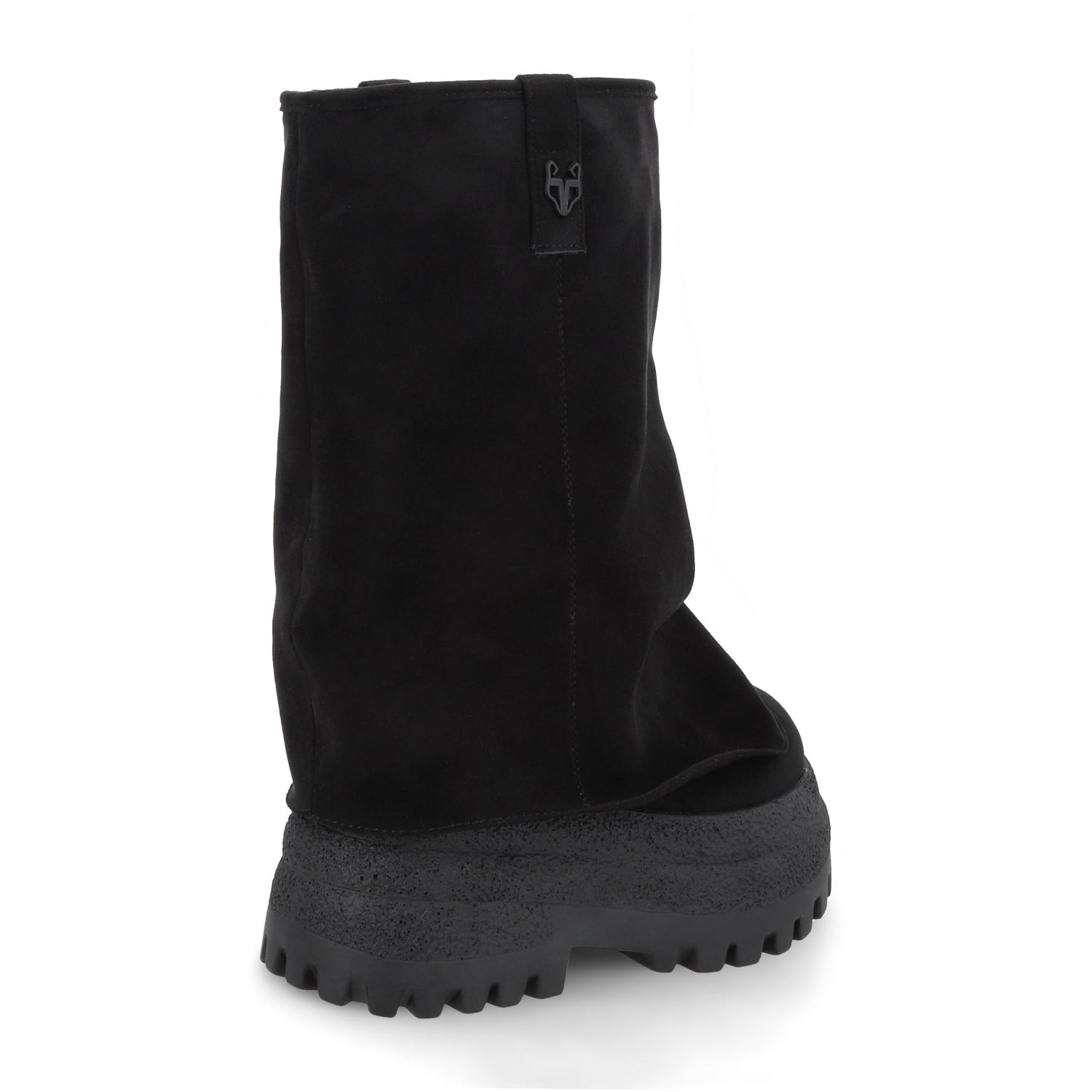 Bota Plataforma Negra Mujer 55291