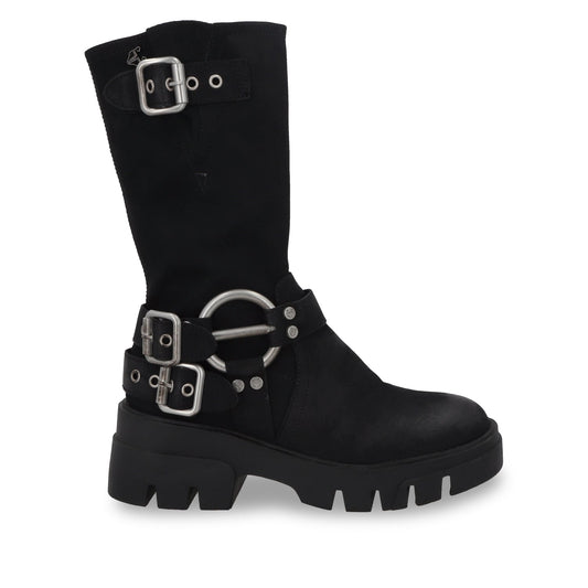 Bota Plataforma Negro Mujer 35985 - Gotta Mexico