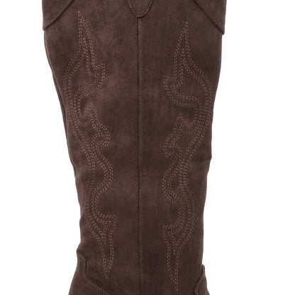 Bota Taco Café Mujer 53782