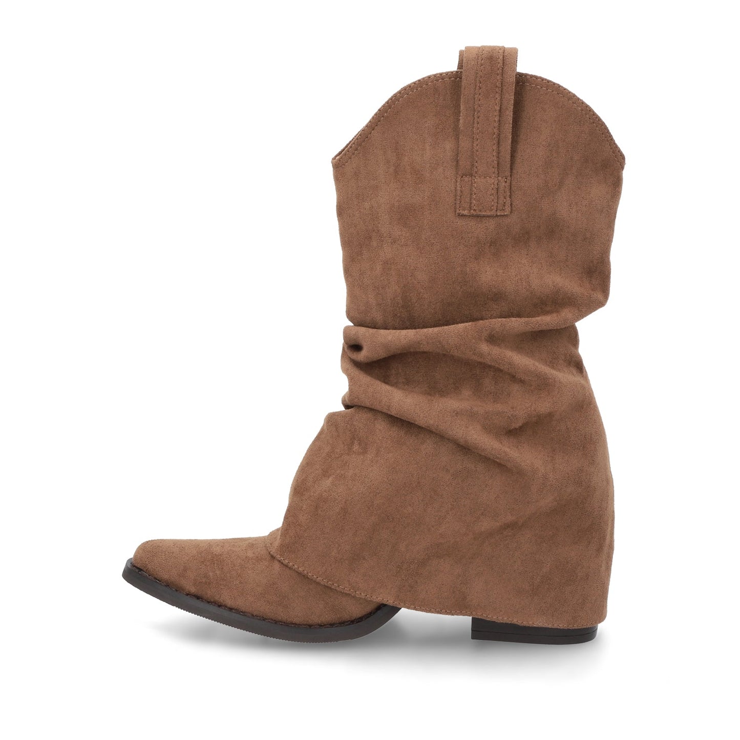 Bota Taco Camel Mujer 53781