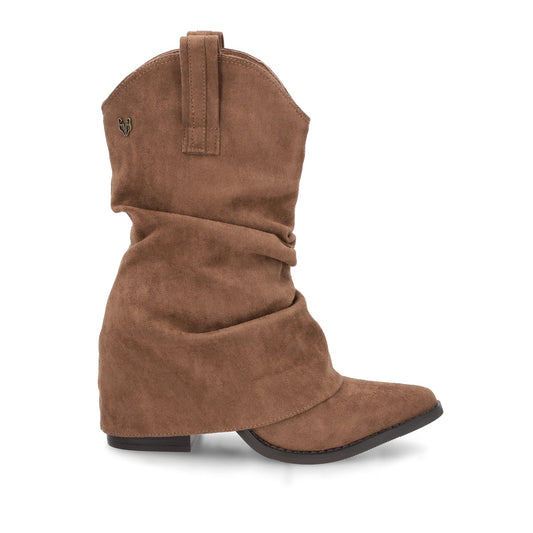 Bota Taco Camel Mujer 53781 - Gotta Mexico