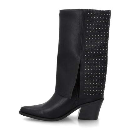Bota Taco Negra Mujer 33769