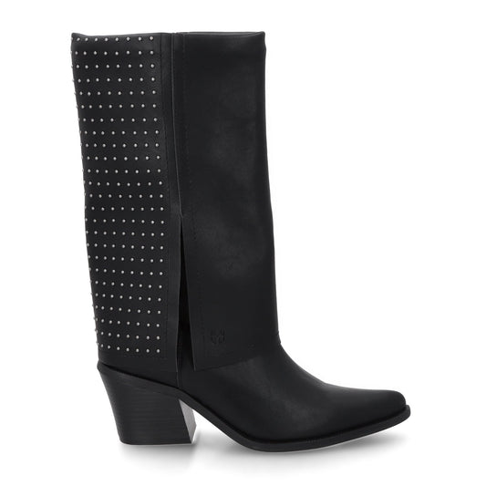 Bota Taco Negra Mujer 33769
