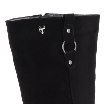 Bota Taco Negra Mujer 45748