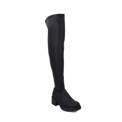 Bota Taco Negra Mujer 46204