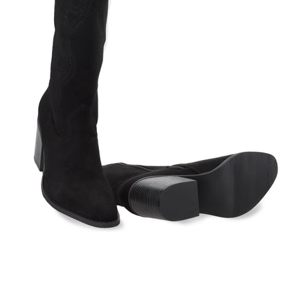 Bota Taco Negra Mujer 53782