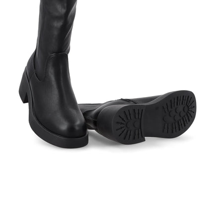 Bota Taco Negra Mujer 55251