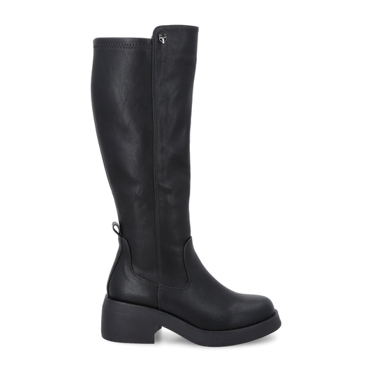 Bota Taco Negra Mujer 55251