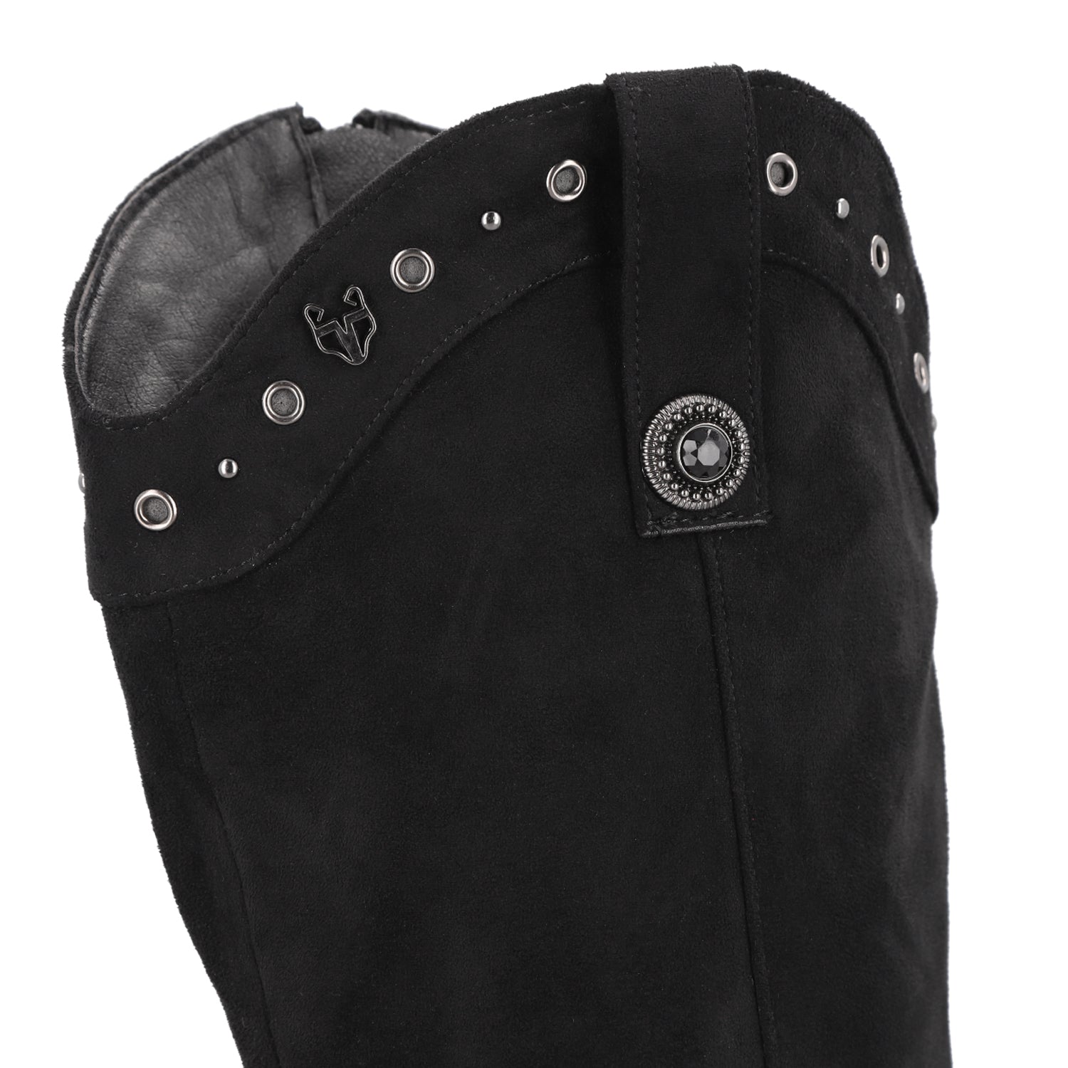 Bota Taco Negra Mujer 55301 - Gotta Mexico