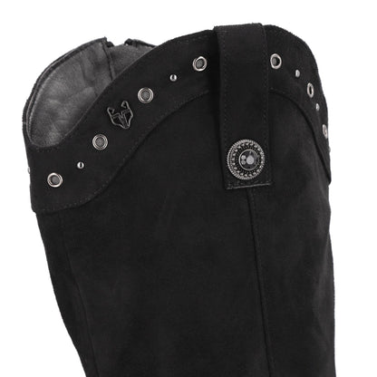 Bota Taco Negra Mujer 55301 - Gotta Mexico