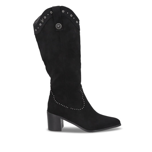 Bota Taco Negra Mujer 55301