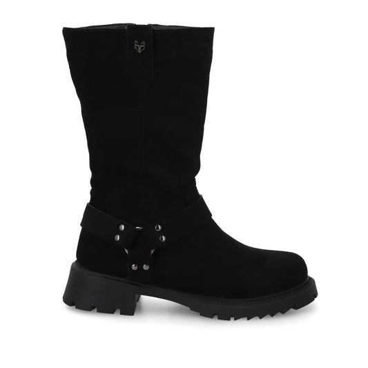 Bota Taco Negra Mujer 55331 - Gotta Mexico