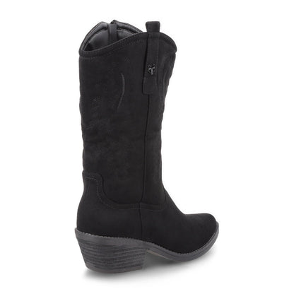 Bota Taco Negro  Mujer 23714