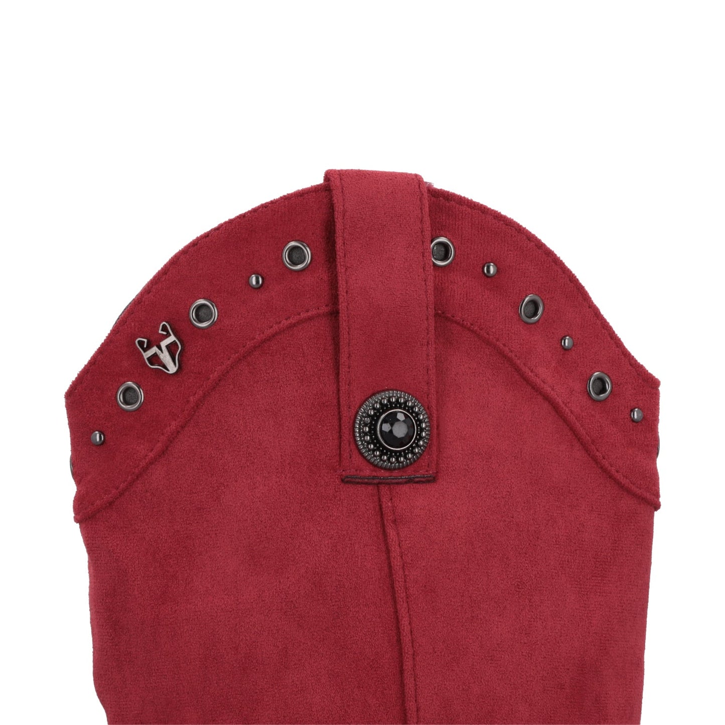 Bota Taco Roja Mujer 55301