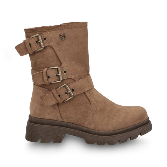Botin Camel Mujer 55280