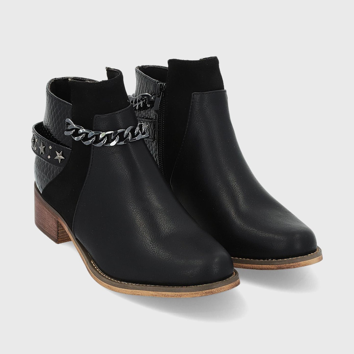 Botín Negro Mujer 13554