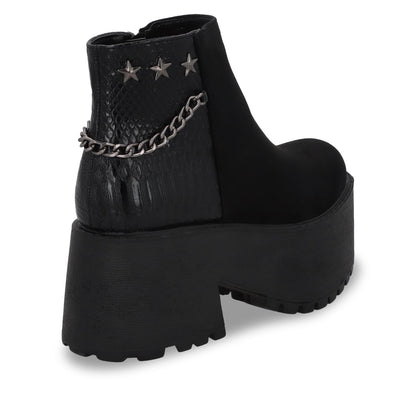 Botín Negro Mujer 15173