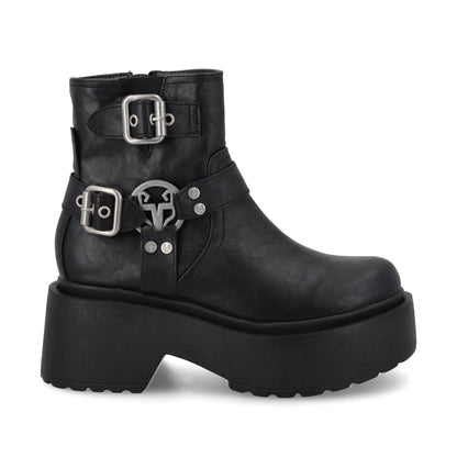Botín Negro Mujer 35804