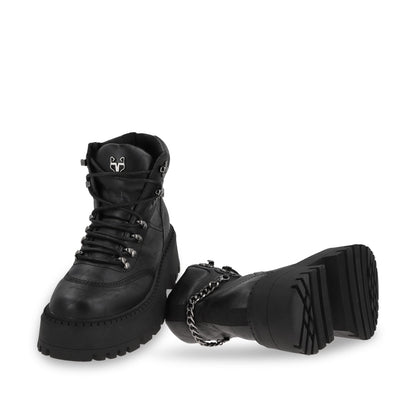 Botín Negro Mujer 45801
